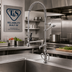 Thumbnail image #2 for T&S Brass EasyInstall Single-Hole Deck-Mount Add-On Faucet Pre-Rinse Unit with 12-Inch Swing Nozzle