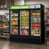 Thumbnail image #3 for Turbo Air Super Deluxe Three-Section Glass Door Merchandiser Freezer, 60.43 Cu. Ft., Bottom-Mount, 115V