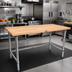 Thumbnail image #2 for John Boos 60 x 36-Inch Wood Top Work Table with 2-1/4-Inch Northern Hard Rock Maple Top and Stainless Steel Legs