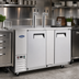 Thumbnail image #3 for Atosa 57.8-Inch 2-Door Direct Draw Keg Cooler with 2 Dual Faucet Towers