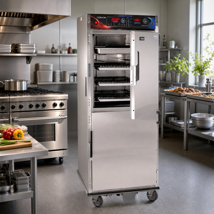 Product image #2 for Cres Cor Roast-N-Hold AquaTemp Full-Height Cook and Hold Convection Oven, 12-Pan Capacity, 208V/1-Phase