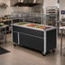 Thumbnail image #2 for Randell Custom & Serving Mobile Self-Contained Refrigerated Cold Food Table, 86 W x 30 D, 6-Pan Capacity for 12 x 20 Pans