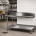 Thumbnail image #2 for John Boos 60-Inch Stainless Steel Dishtable Undershelf with Adjustable Bullet Feet