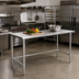 Thumbnail image #2 for Eagle Budget Series 72-Inch W x 24-Inch D Flat Top Stainless Steel Work Table