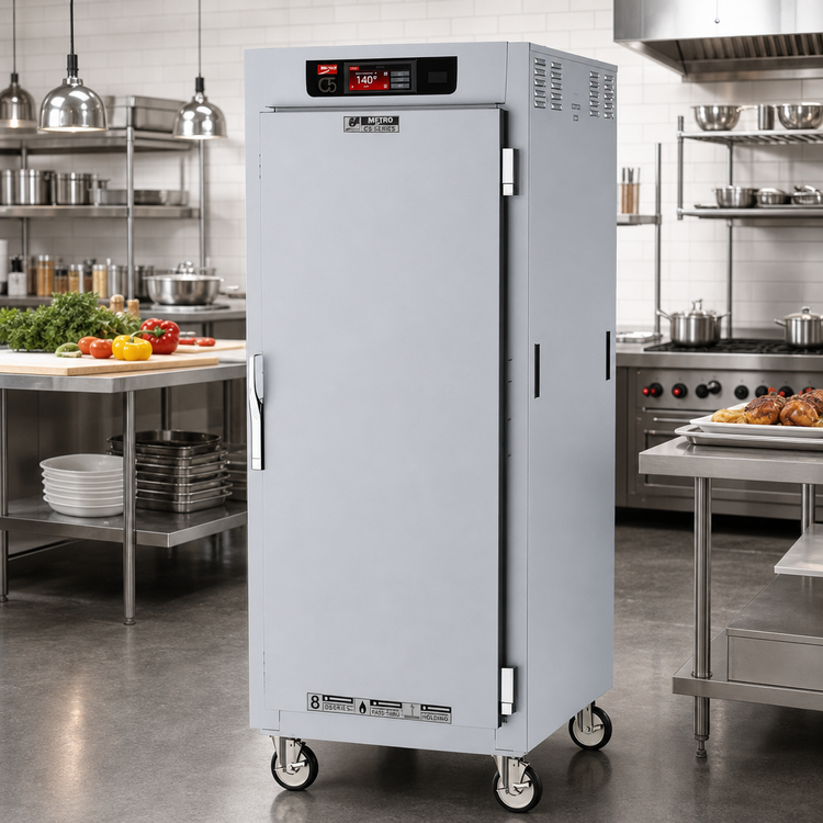 Product image #2 for Metro C5 8 Series Full-Height Pass-Thru Controlled Temperature Holding Cabinet with Touch-Screen Controls