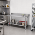 Thumbnail image #2 for Duke Standard Series 16-Gauge 400 Series Stainless Steel Work Table with 5-Inch Riser, 30 x 24 Inches, Stainless Undershelf