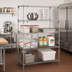 Thumbnail image #2 for Metro Super Adjustable Super Erecta Stationary 4-Shelf Wire Shelving Starter Unit, 36 x 18 x 63 Inches, Chrome Plated