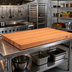 Thumbnail image #2 for Boos Block American Cherry Edge Grain Kitchen Countertop, 60 Inches x 42 Inches x 3 Inches, Varnique Finish