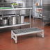 Thumbnail image #2 for Fermostock 31-Inch x 22-Inch x 12-Inch Anodized Aluminum Dunnage Rack, 800 lb Capacity