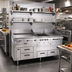 Thumbnail image #2 for Garland Arctic Fire GN17FC63 Two-Section Self-Contained Freezer Base with 4 Self-Closing Drawers, 63 Inch Wide, Stainless Steel, 115V