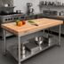 Thumbnail image #2 for John Boos Northern Hard Rock Maple Wood Work Table Top, 72 x 24 x 2-1/4 Inch, Edge Grain, Penetrating Oil Finish
