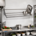 Thumbnail image #2 for Serv-Ware 42-Inch Wall-Mounted Tubular Slant Rack