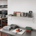 Thumbnail image #2 for Snap-n-Slide Wall-Mounted Wire Shelf, 36 x 12 Inch, EAGLEgard Hybrid Epoxy Finish