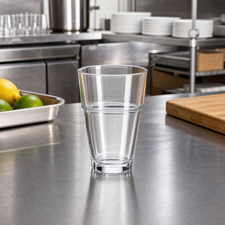 Product image #2 for Anchor Hocking Foodservice Stackables™ 12 oz Clear Partially Tempered Stackable Beverage Glass