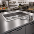 Thumbnail image #2 for Wells MDW300 Modular Three-Well Built-In Electric Dry Well Food Warmer for 12 x 20 Pans