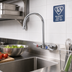 Thumbnail image #2 for T&S Brass B-1146 Wall-Mount Workboard Faucet with 5-3/4-Inch Swivel Gooseneck, 4-Inch Centers