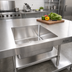 Thumbnail image #2 for John Boos 1-Compartment Weld-In Undermount Stainless Steel Sink, 18 x 24 x 14 Inches