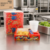 Thumbnail image #2 for Winco Benchmark Combo Serving Trays — 10 Inches x 6.5 Inches x 2 Inches, 250 per Pack (47001)