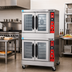 Thumbnail image #3 for Vulcan SG44 Full-Size Double-Deck Gas Convection Oven, 5-Pan Capacity per Section