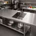 Thumbnail image #2 for Advance Tabco TA-11L Single Bowl Welded Sink Into Table Top with 18