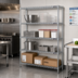 Thumbnail image #2 for Eagle Group 4-Tier Stationary Starter Wire Shelving Unit, 60