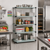 Thumbnail image #2 for Quantum Solid 5-Shelf Stainless Steel Shelving Starter Kit, 54-Inch W x 21-Inch D x 54-Inch H