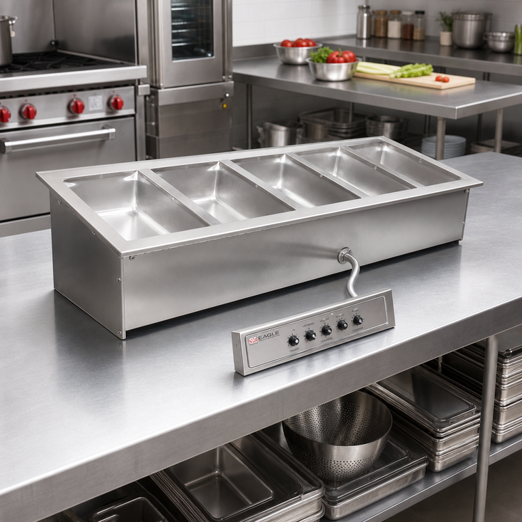 Product image #2 for Eagle Group SGDI-5 Five Well Drop-In Electric Hot Food Well Unit