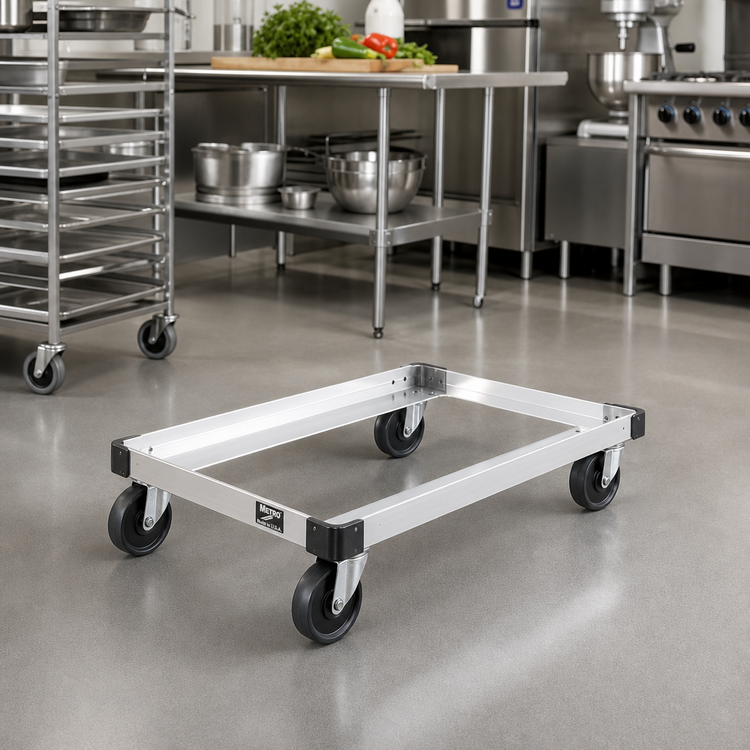 Product image #2 for Metro Made-to-Order Aluminum Truck Dolly Frame with Wraparound Bumper, 30"W x 21"D