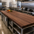 Thumbnail image #2 for John Boos Boos Block American Black Walnut Kitchen Countertop, 144-Inch x 38-Inch x 1-1/2-Inch, Full-Length Edge Grain, Penetrating Oil Finish