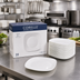 Thumbnail image #2 for Corelle Essentials Square Vitrelle Glass Salad Plate, 9-Inch, White, Case of 24
