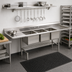 Thumbnail image #2 for Eagle Group S16 Series 2-Compartment Stainless Steel Sink with Left and Right Drainboards, 81 x 27 Inches