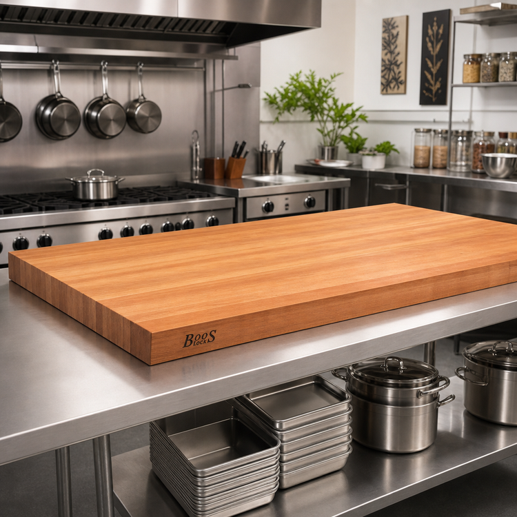 Product image #2 for Boos Block American Cherry Edge Grain Kitchen Countertop, 84 x 27 x 3 Inches, Oil Finish