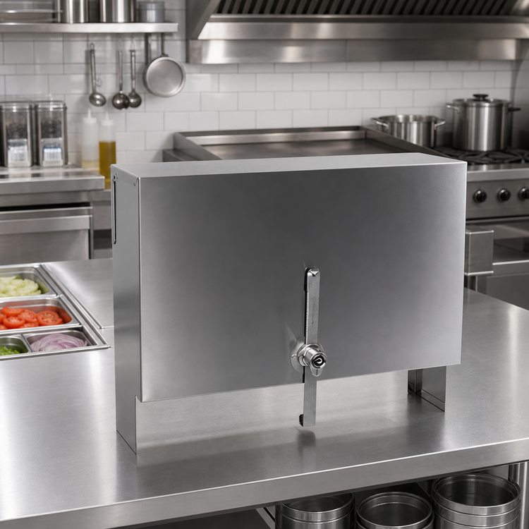 Product image #2 for CHOICE 34-Inch Single Stainless Steel Speed Rail Locking Cover