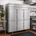 Thumbnail image #2 for Beverage Air P Series Top-Mount Three-Section Reach-In Freezer with Solid Half Doors, 68.34 Cu. Ft.