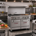 Thumbnail image #2 for Southbend Ultimate 48-Inch Gas Restaurant Range with 36-Inch Thermostatic Griddle, Standard Oven and Cabinet Base