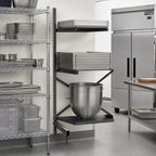Thumbnail image #2 for Metro SmartLever SM763036-ADD Cantilevered Shelving Add-On Kit, Steel, 76"H, for 36"W x 30"D Shelves
