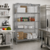 Thumbnail image #2 for Metro Super Erecta Stationary Chrome-Plated Wire Security Cage