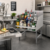 Thumbnail image #3 for Advance Tabco Special Value Series 5-Step Freestanding Stainless Steel Liquor Bottle Display Unit