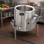 Thumbnail image #2 for AccuTemp Edge Series™ ALTWE-60 60-Gallon Electric Self-Contained Tilting Steam Kettle, 2/3-Jacketed, 304 Stainless Steel Liner