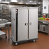 Thumbnail image #2 for FWE Heated Insulated Tray Delivery Cart with 2 Doors and 30 Pair Fixed Slides