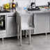 Thumbnail image #2 for 18-Inch Stainless Steel Underbar Mixing Station with Drainboard and Blender Shelf