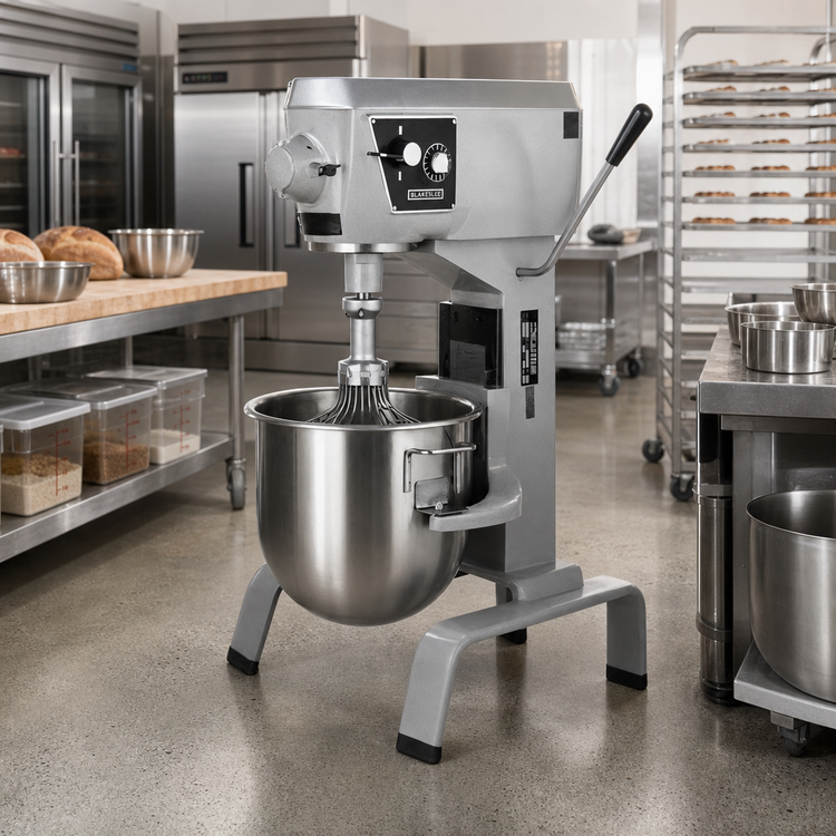 Product image #2 for Blakeslee F-20-SS 20 Quart Stainless Steel Floor Model Planetary Mixer with #12 Hub