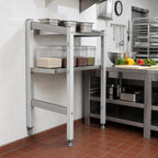 Thumbnail image #2 for Fermod Fermostock 6428291-R2 24-Inch H x 18-Inch D Stationary Aluminum Cantilever Shelving Upright with Adjustable Composite Feet