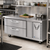 Thumbnail image #2 for Victory Refrigeration 48-Inch One-Section Chef Base Freezer with 2 Drawers, Stainless Steel Exterior, Self-Contained, Side-Mounted Refrigeration