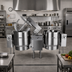Thumbnail image #2 for Crown ELTM-40-2 Electric Twin Tilting 2/3 Steam Jacketed Mixer Kettle, 2x 40 Gallon Capacity