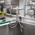 Thumbnail image #2 for T&S Brass Double Pantry Deck-Mounted Manual Faucet with Swivel Outlet, Less Nozzle, Low Lead, ADA Compliant