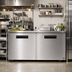 Thumbnail image #2 for Hoshizaki Steelheart 60-Inch Low Profile Two-Door Undercounter Freezer with Locks