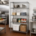 Thumbnail image #2 for Quantum WR63-2142S 42 Inch W x 21 Inch D x 63 Inch H 304 Stainless Steel Wire Shelving Starter Kit - 4 Shelves, 600 - 800 lb Capacity