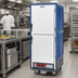 Thumbnail image #2 for Metro C5 3 Series Full-Height Mobile Heated Holding Cabinet with Dutch Solid Doors, Lip Load Slides, and Blue Insulation Armour