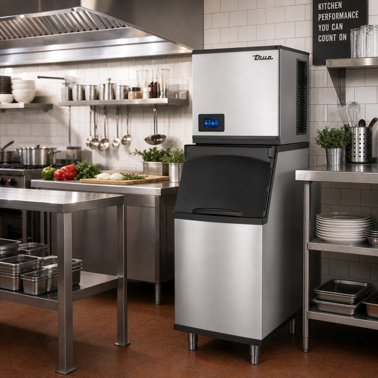 Product image #2 for True Ice Series 22-Inch Wide Half Size Cube Self-Contained Air-Cooled Ice Maker, 443 lb. per Day